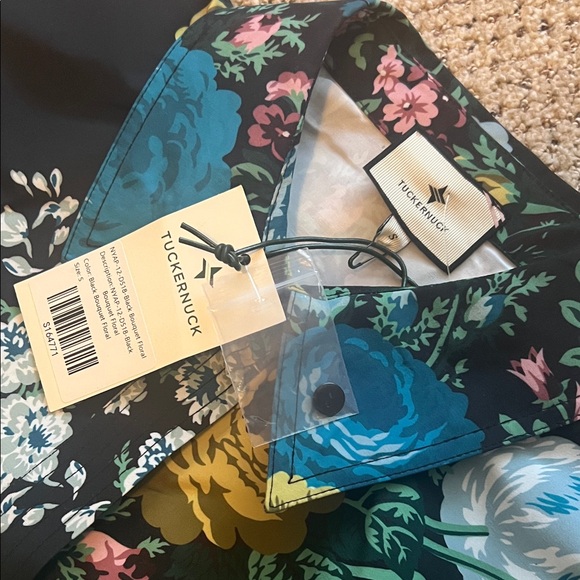 Tuckernuck Chloe Floral Belted Dress - Black, Yellow, Green - Picture 6 of 10